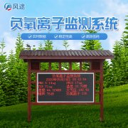 景區里的負氧離子監測系統